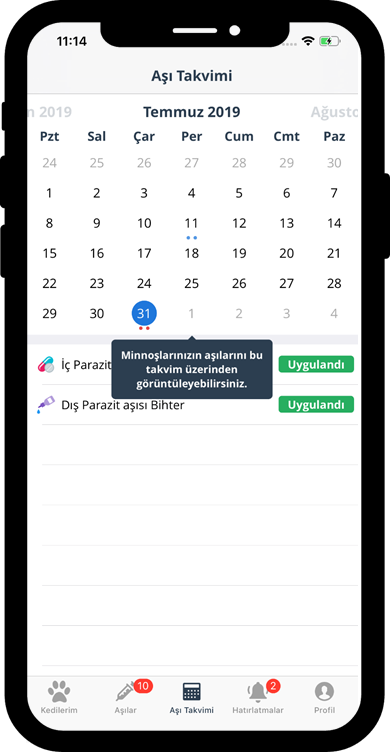 kedi-asi-takvimi-uygulamasi-ekran-goruntusu2